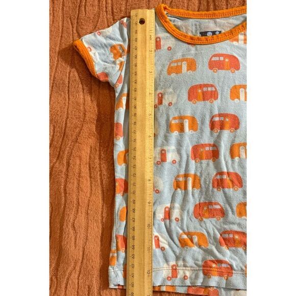 KicKee Pants BUNDLE Moon & Stars Sleeper & KicKee Pants Camper Pajama Set - Picture 15 of 16